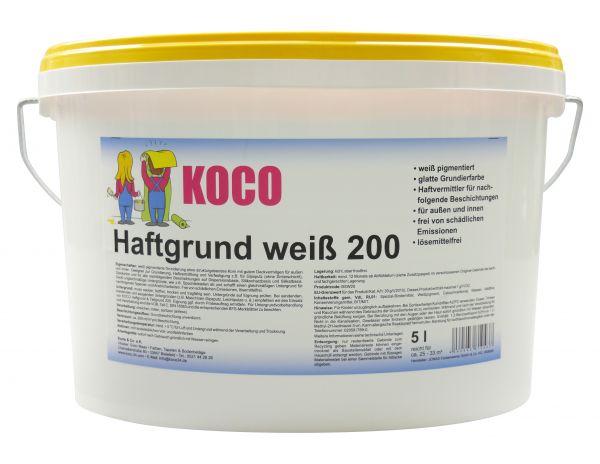 KOCO Haftgrund weiß 200 Pigmentierte Grundierfarbe