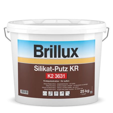 Brillux Silikat Putz KR K2 3631 Kratzputz auf Silikatbasis